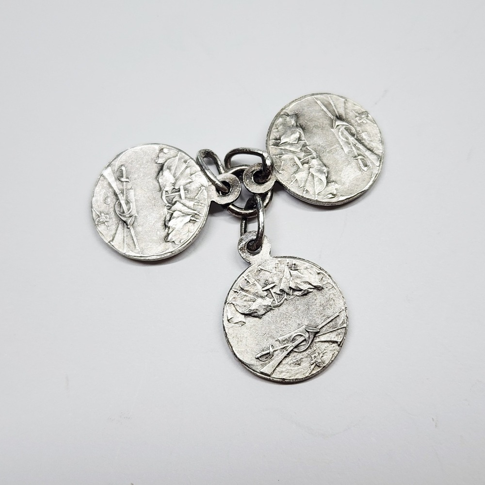Our Lady of Armies, Protect Us. Saint Mary. Antique Religious Saint Medal Lot - Picture 2 of 8